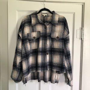 Plaid shacket